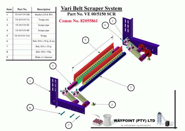 Vari Belt Scraper System