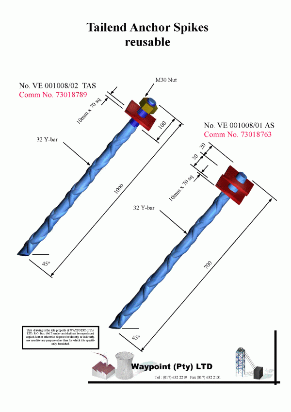 Tailend Anchor spikes