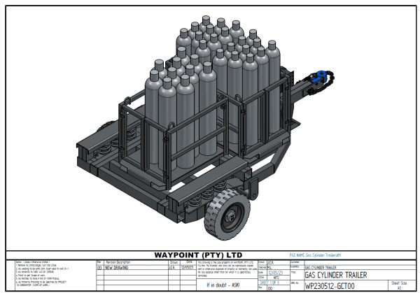 Gas Cylinder Trailer