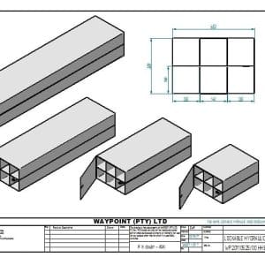 LOCKABLE HYDRAULIC HOSE BOXES