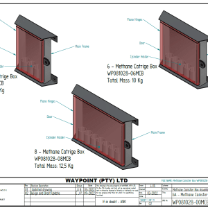 Methane Canister Box