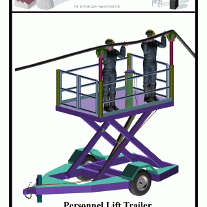 Personnel lift Trailer