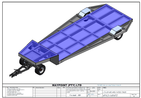 Flatdeck Trailer(wide)