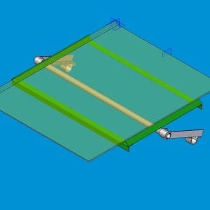 Duff Chute, 1m WIDE, 1.5 Long